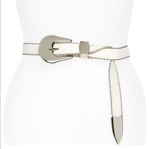 NWOT B-Low The Belt Marbella Calf Hair Belt